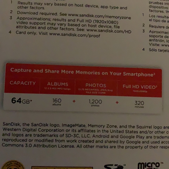 SanDisk ImageMate microSDXC UHS-I with Adapter, 64gb - Picture 4 of 4